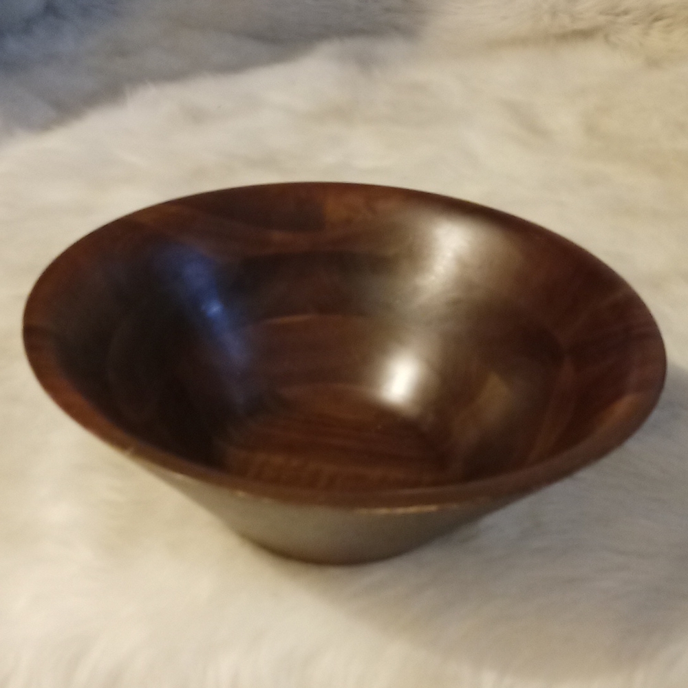 Vintage VW Rubberwood, 14" Bowl Andaman Sea Collection